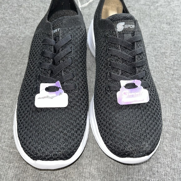 S Sport By Skechers Women's Elastic Gore Sneakers Knitted Upper Size 7.5 - Picture 5 of 6